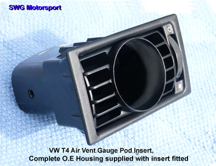 VW T4 Air Vent Gauge Pod (Complete Housing) VW T4  (All Variants)